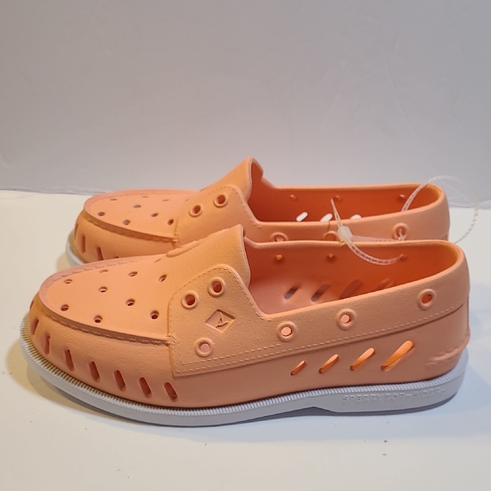 Sperry Top-slider Peach Pink Float Boat Water Shoes with Ventilation Size 6